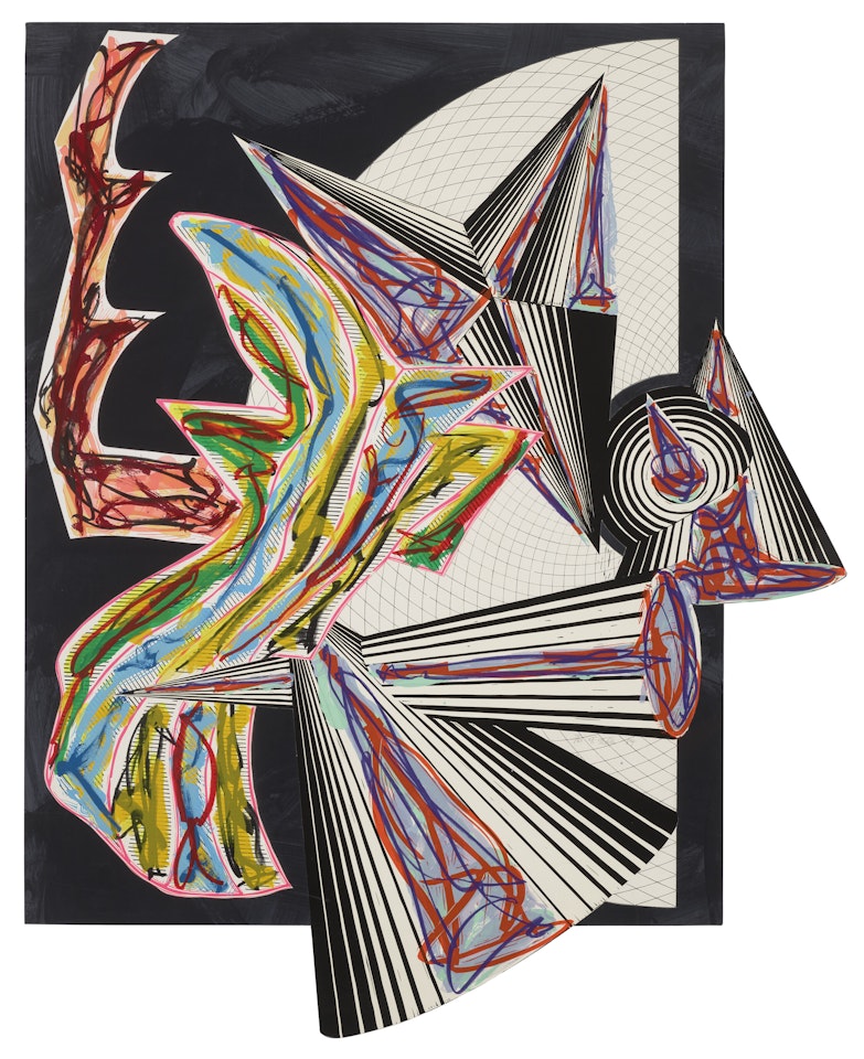 Then Came Death and Took the Butcher, from Illustrations after El Lissitzsky's Had Gadya by Frank Stella