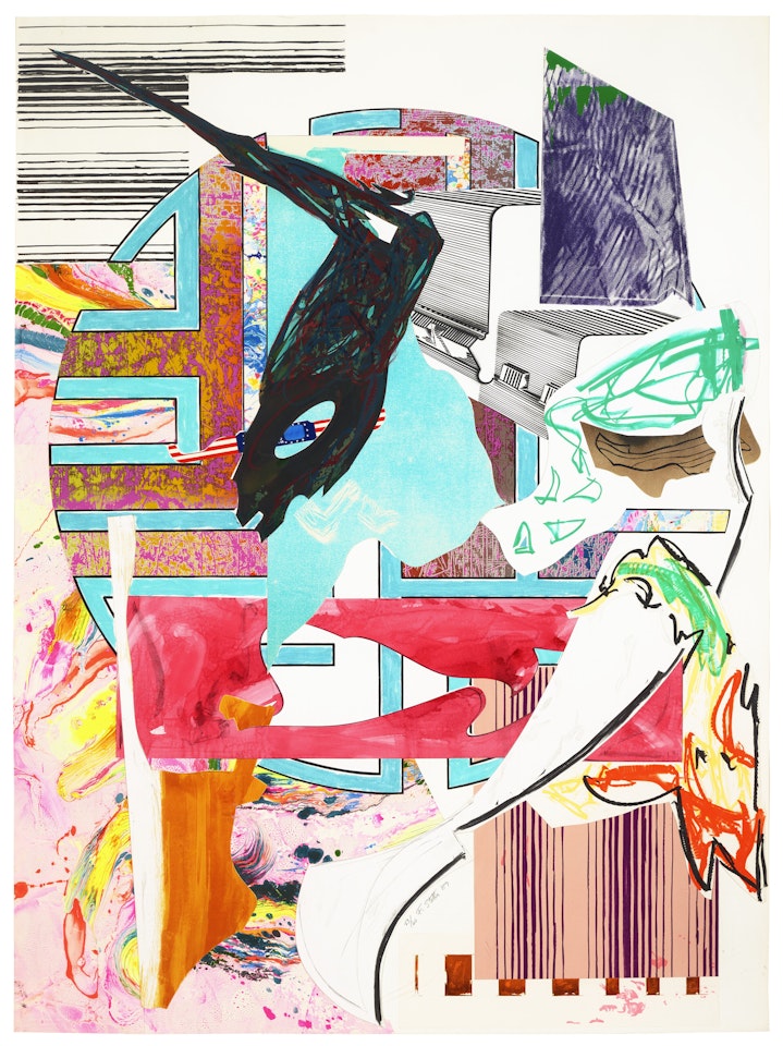 The Quarter Deck, from The Waves by Frank Stella