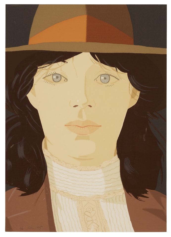 The Orange Band by Alex Katz