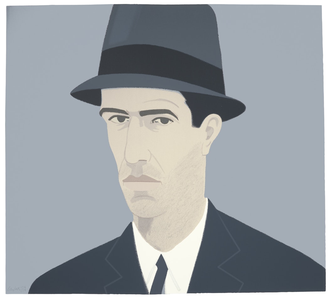 Self-Portrait (Passing), from Alex and Ada, the 's to the 1980's by Alex Katz