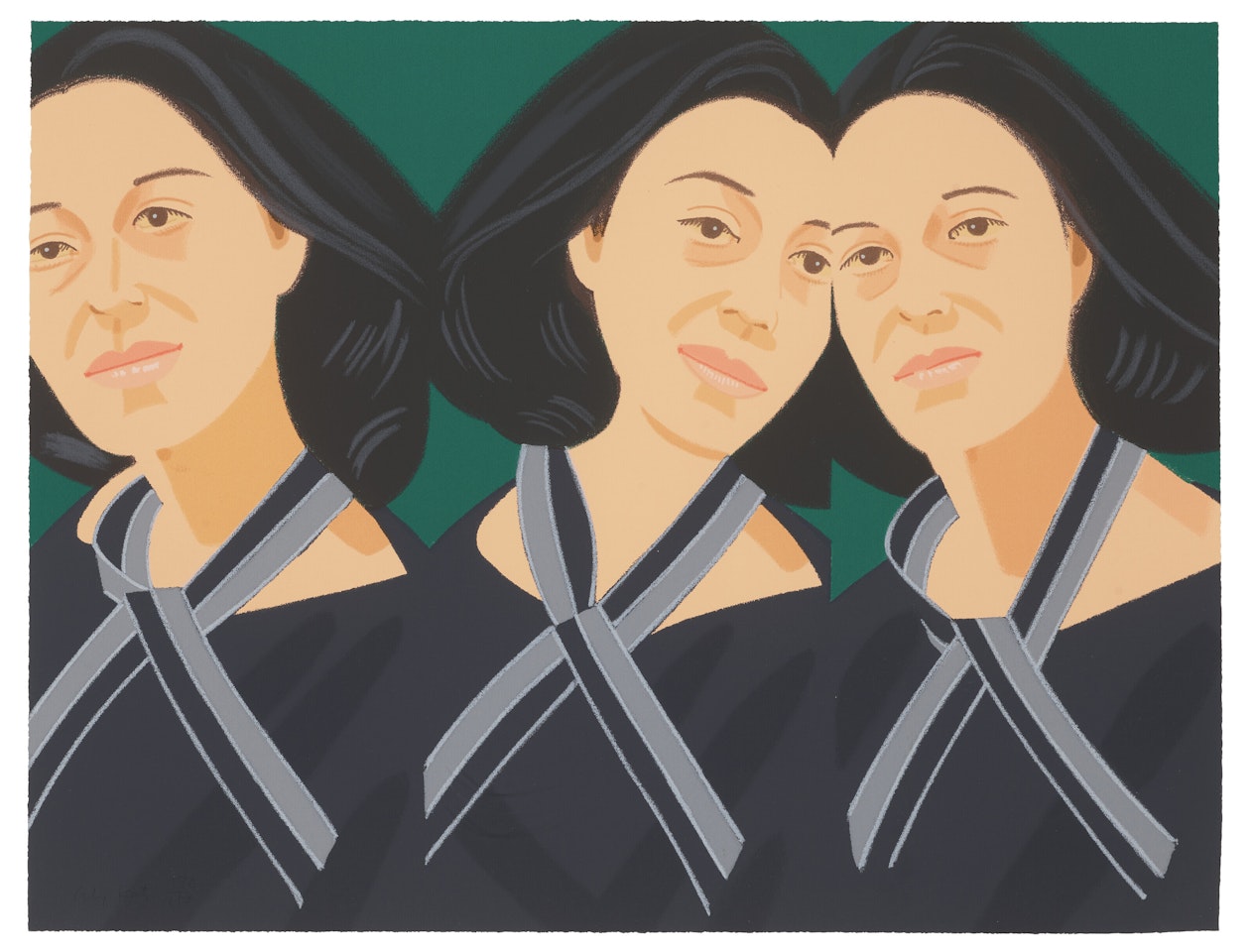 Grey Ribbon, from Alex and Ada the 's to the 1980's by Alex Katz
