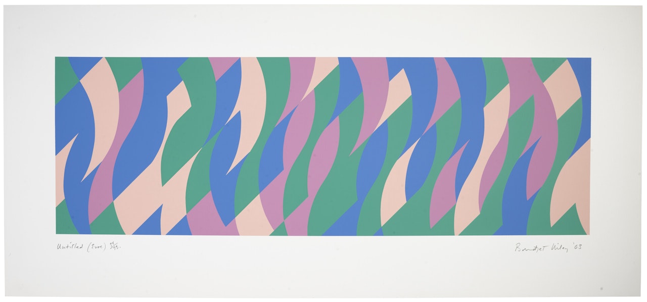 Untitled (Evoe) by Bridget Riley