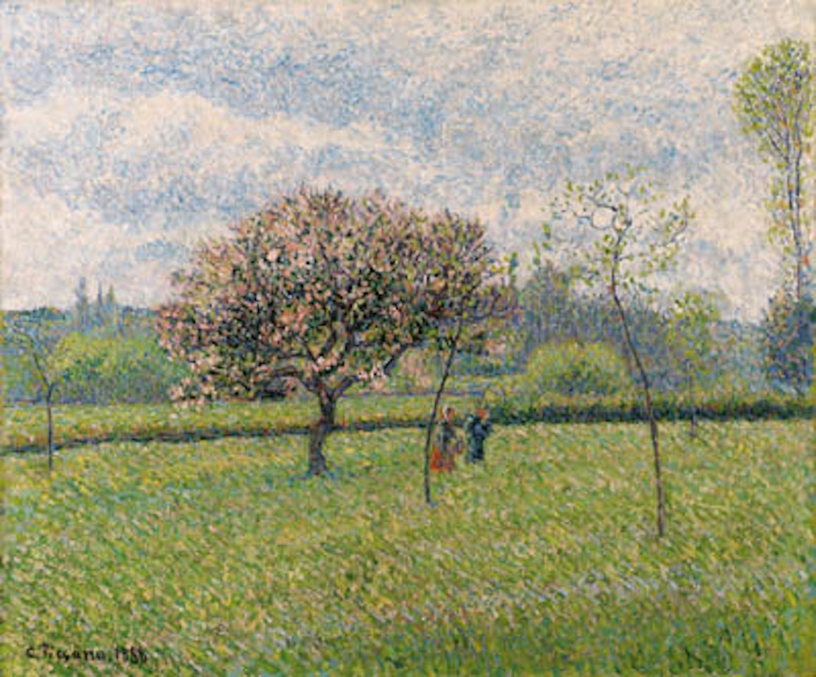 Pommier en fleurs a Eeragny by Camille Pissarro
