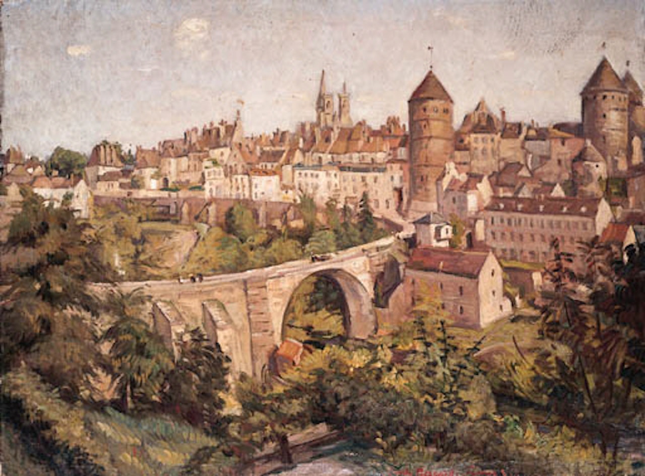 Paysage de l'Yonne by Emile Bernard