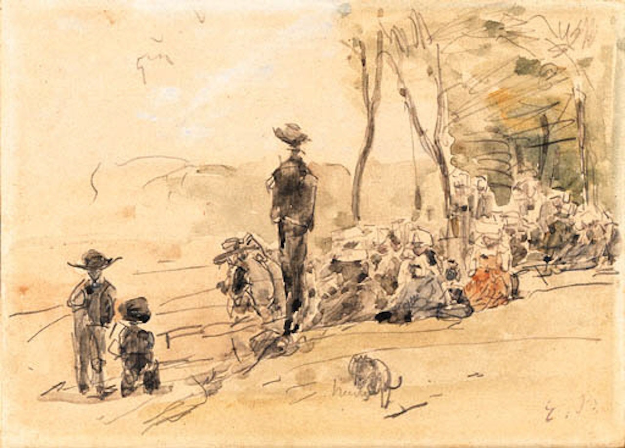 Breton scenes by Eugène Boudin
