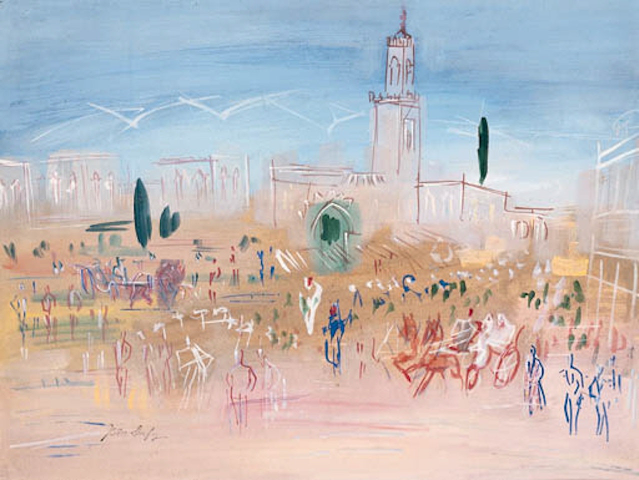 Marrakech by Jean Dufy