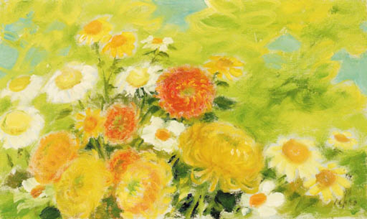 Les chrysanthemes by Le Pho