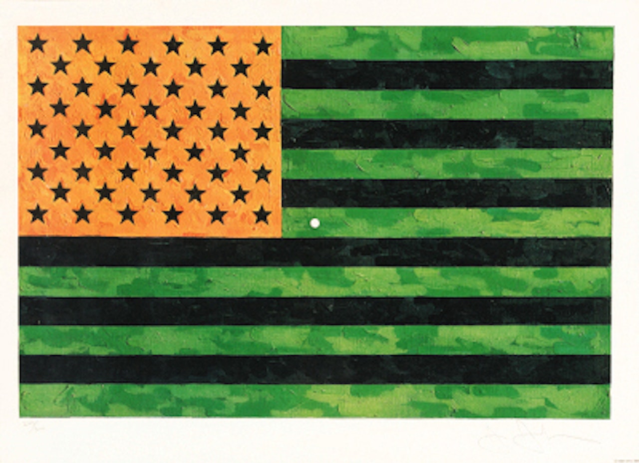 Flag for Committee Against the War in Vietnam by Jasper Johns