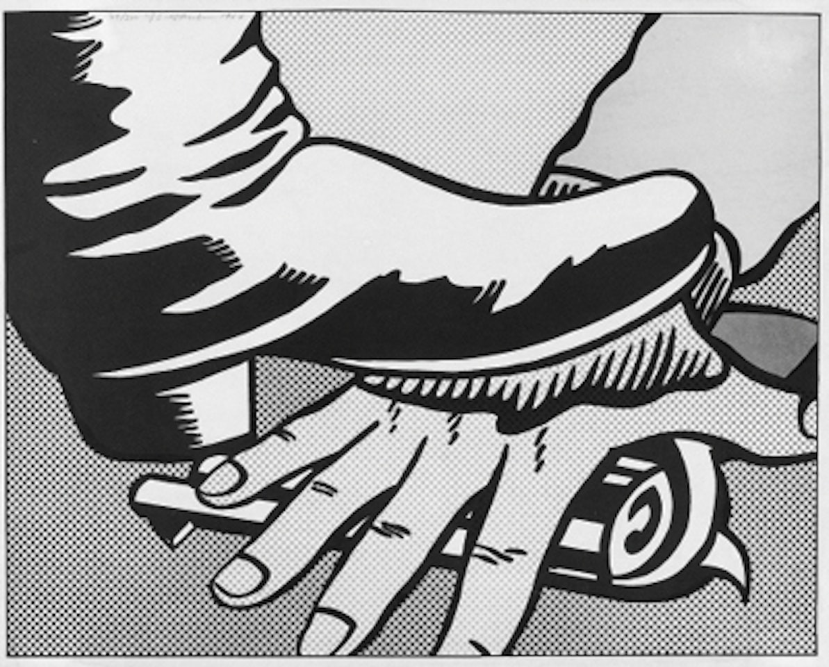 Foot and hand by Roy Lichtenstein