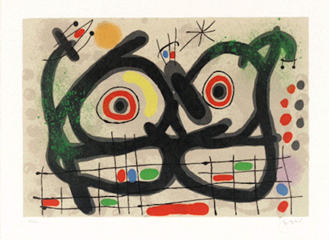 Untitled - from Le Lezard aux plumes d'or by Joan Miró
