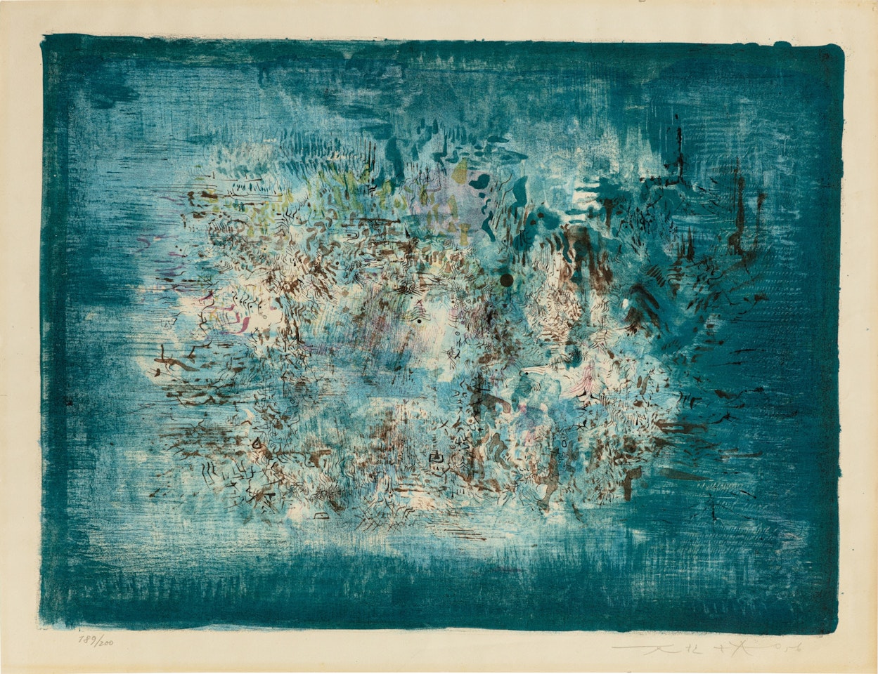 Untitled (Petit jardin)  by Zao Wou-Ki