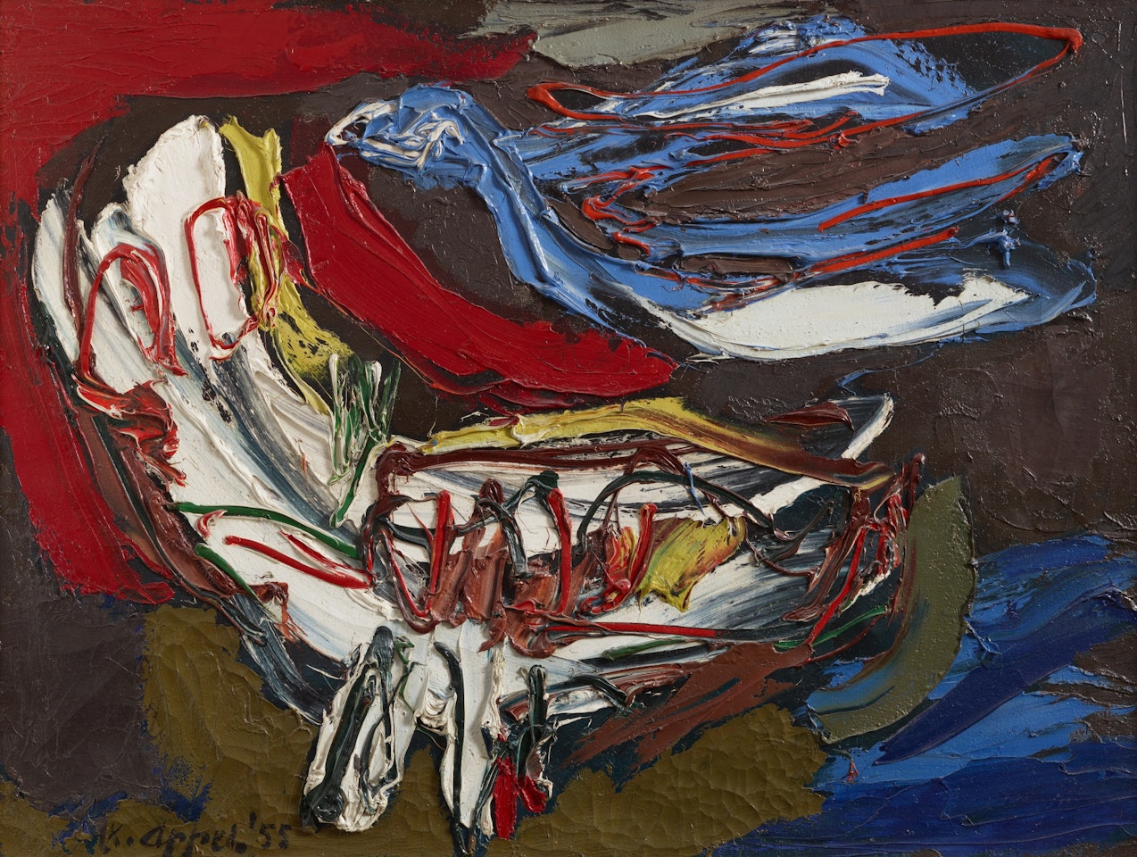 Les Oiseaux by Karel Appel