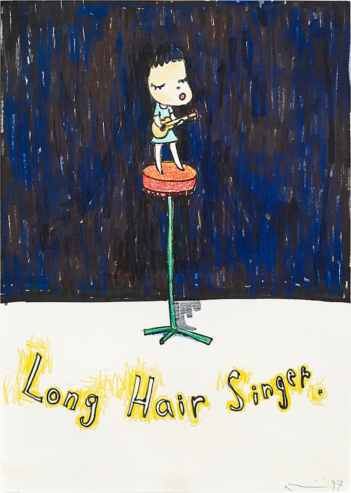 Long Hair Singer by Yoshitomo Nara
