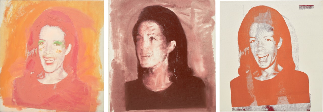 Three works: (i-iii) Karen Lerner by Andy Warhol