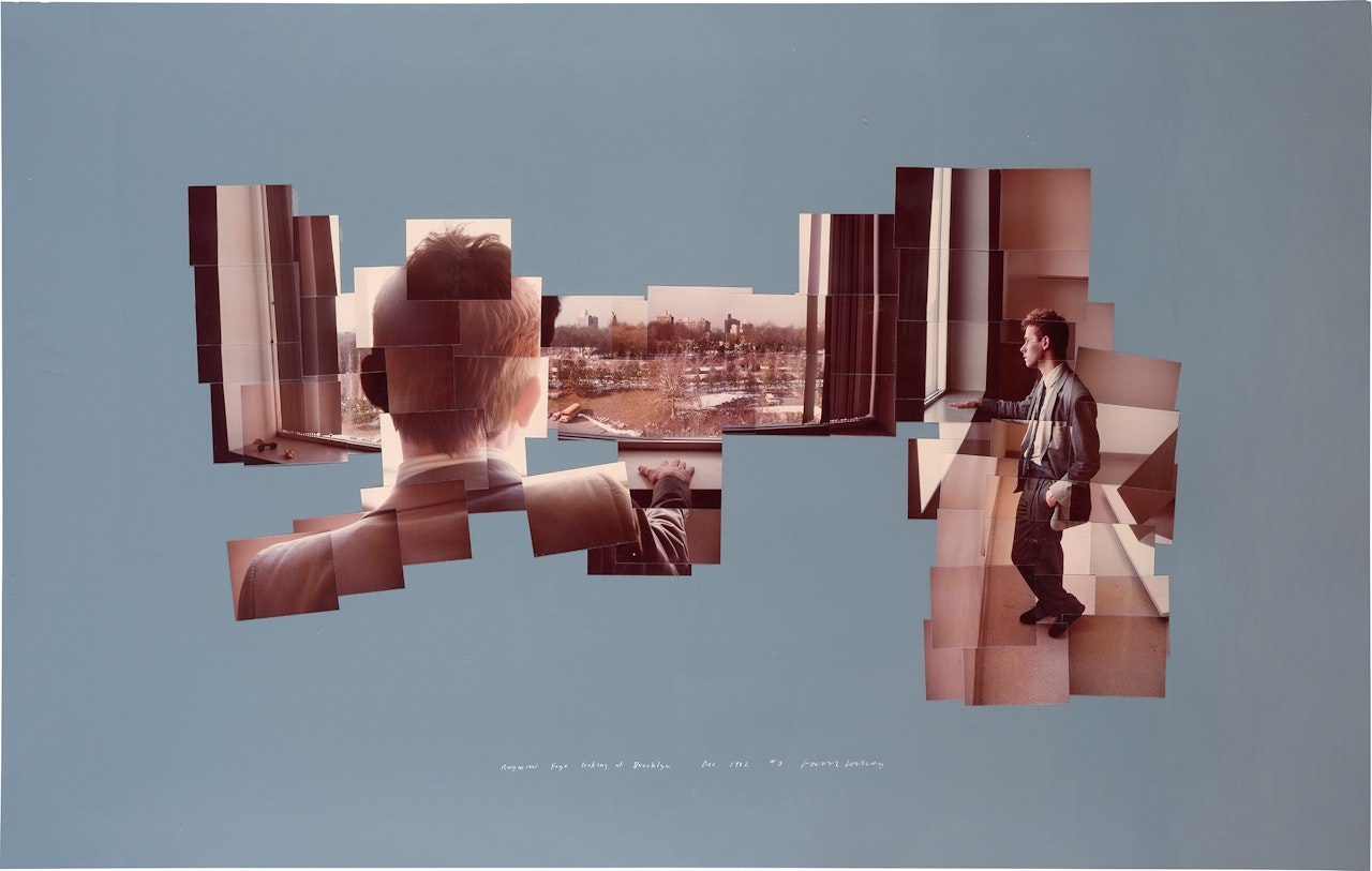 Raymond Foye Looking at Brooklyn by David Hockney