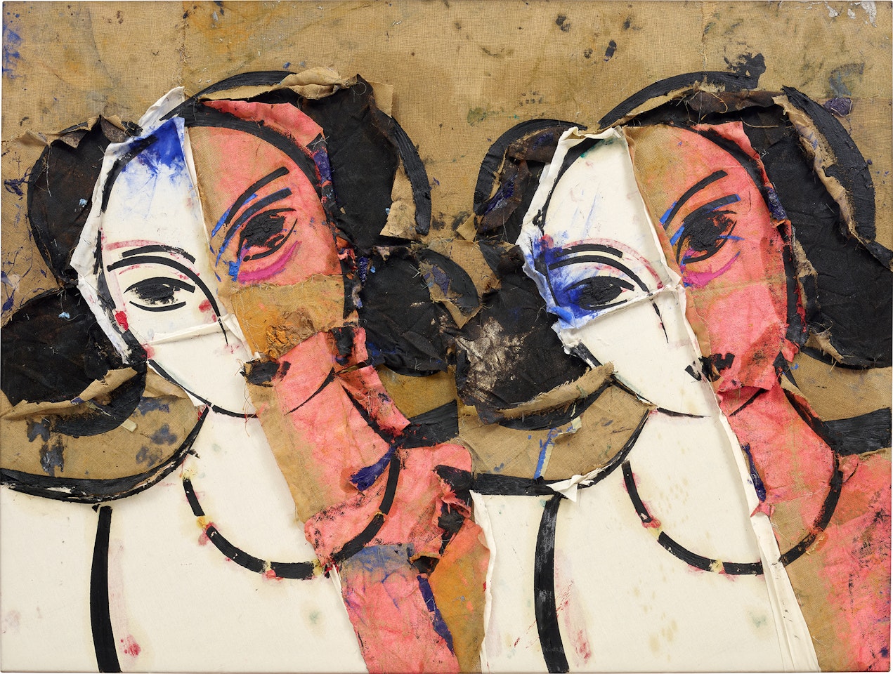 La doble imagen (Odalisca) by Manolo Valdés