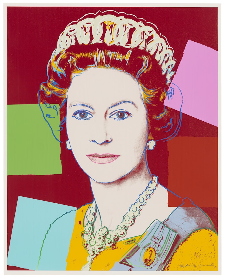 Queen Elizabeth II, from: Reigning Queens by Andy Warhol