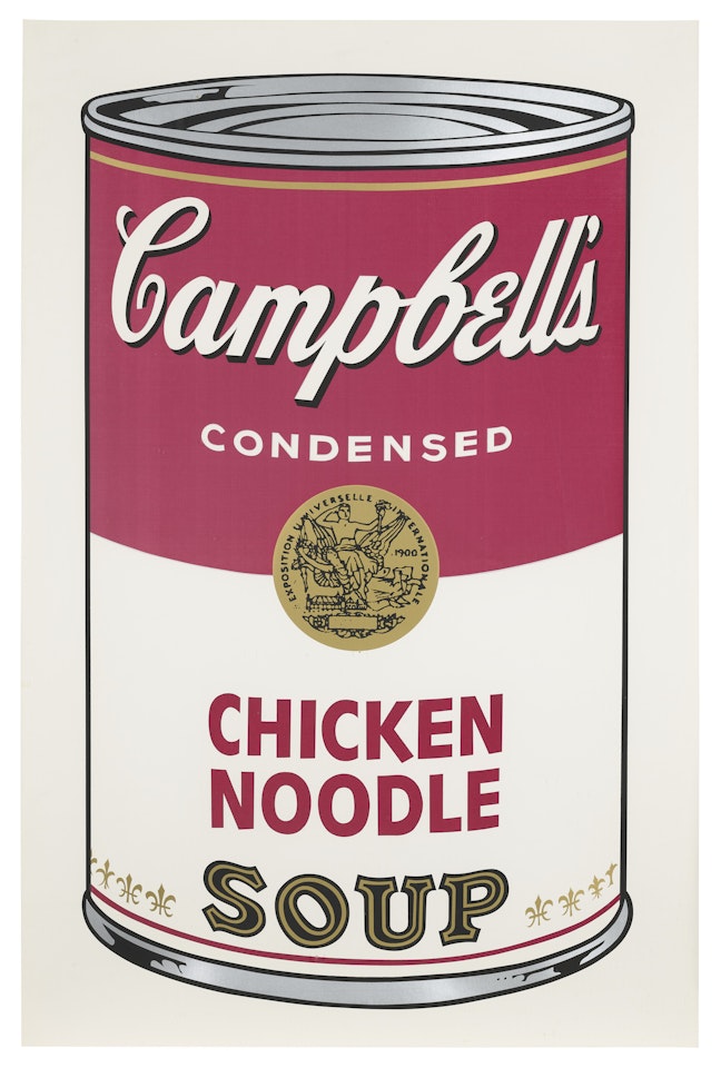 Chicken Noodle, from: Campbell's Soup I by Andy Warhol