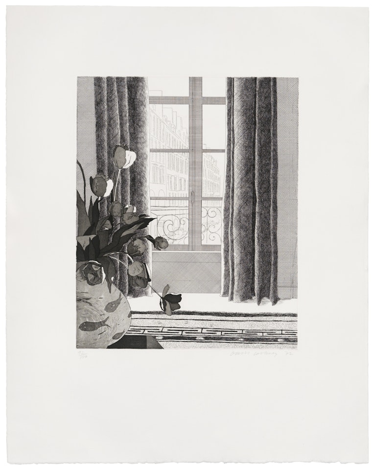 Rue de Seine by David Hockney