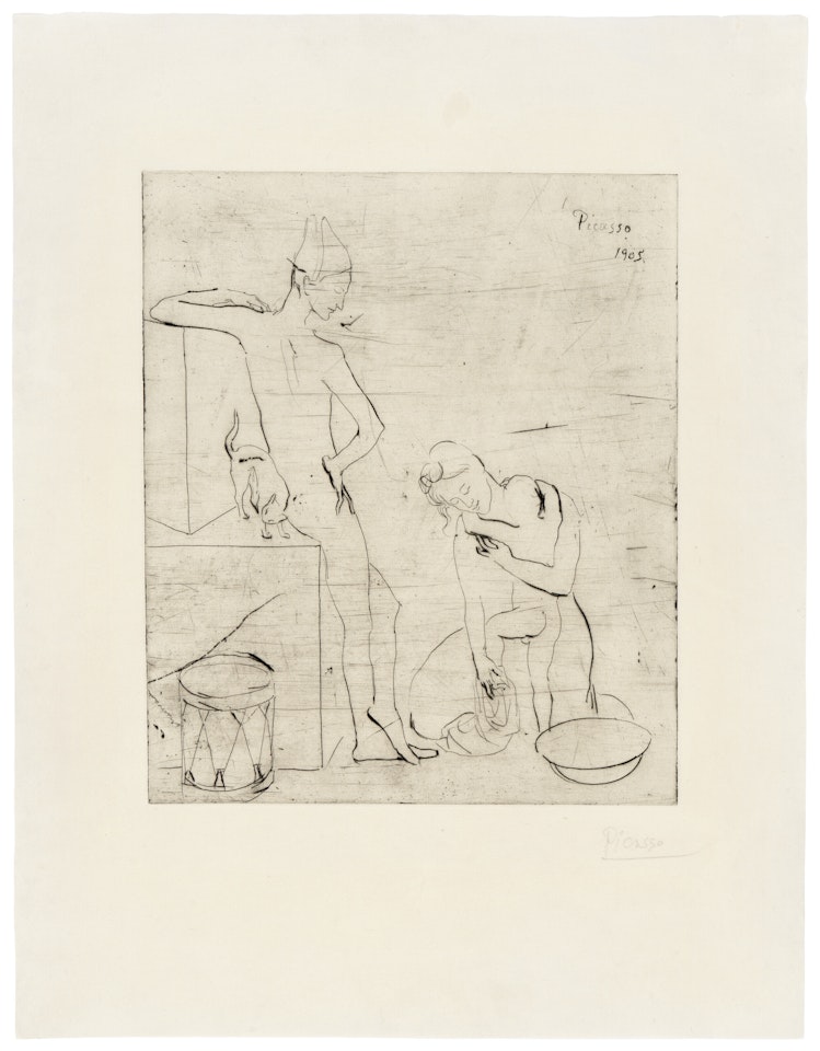 Le Bain, from: La Suite des Saltimbanques by Pablo Picasso