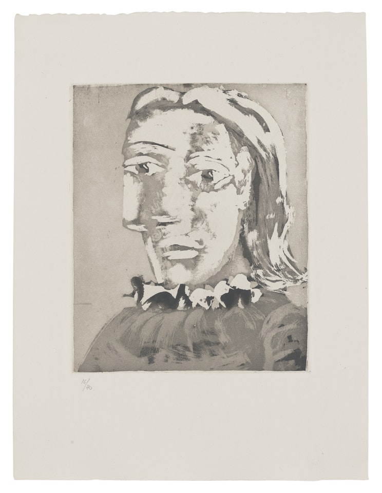 Portrait de femme au col en ruché: Marie-Thérèse by Pablo Picasso