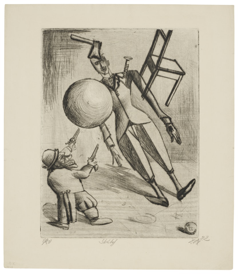 Sketch by Otto Dix