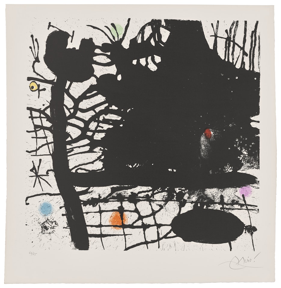 La nuit tentaculaire by Joan Miró