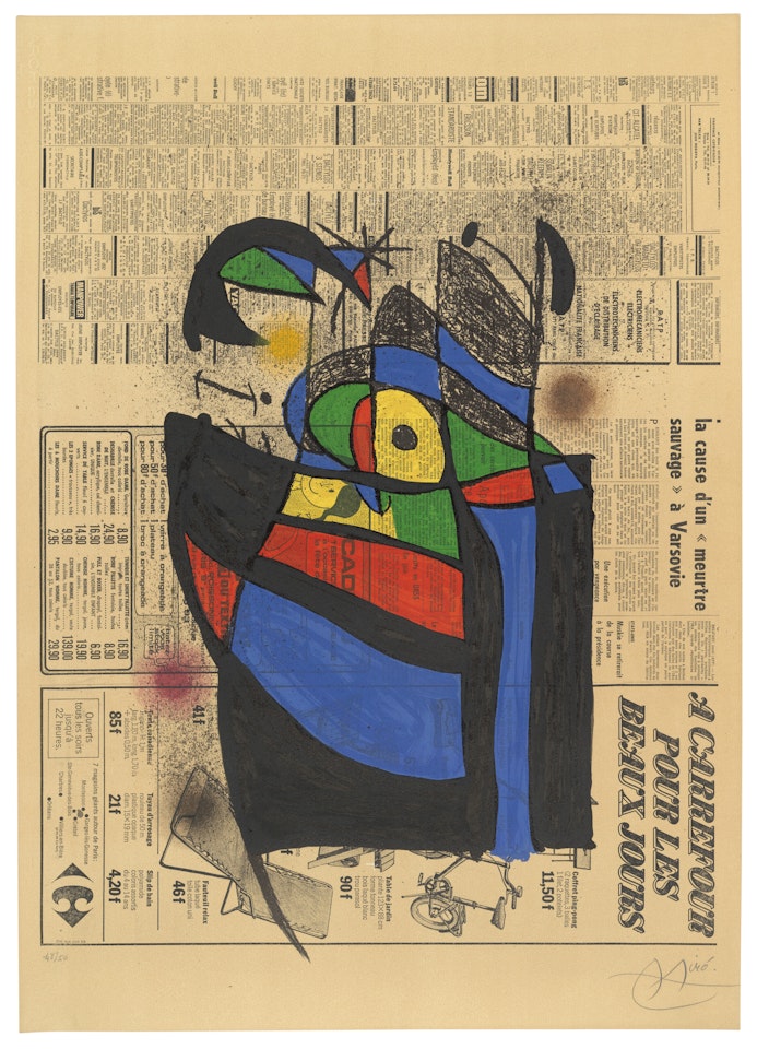 Le journal by Joan Miró