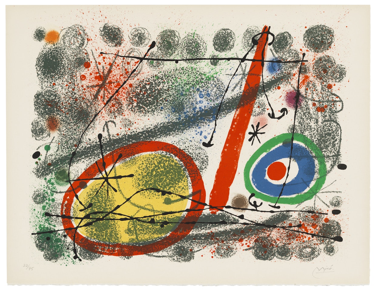 One Plate, from: Cartones by Joan Miró