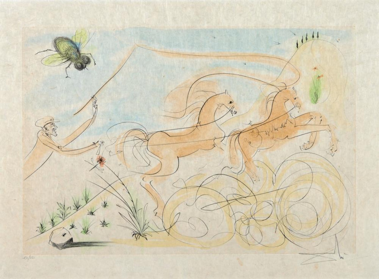 Le coche et la mouche by Salvador Dali