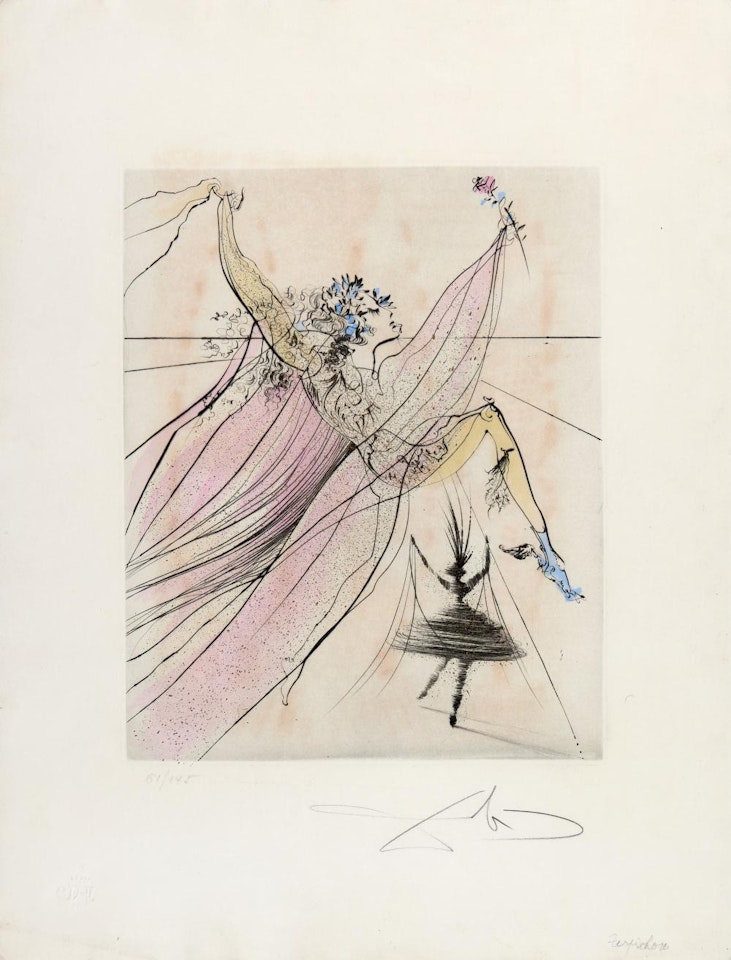Terpischore  by Salvador Dali