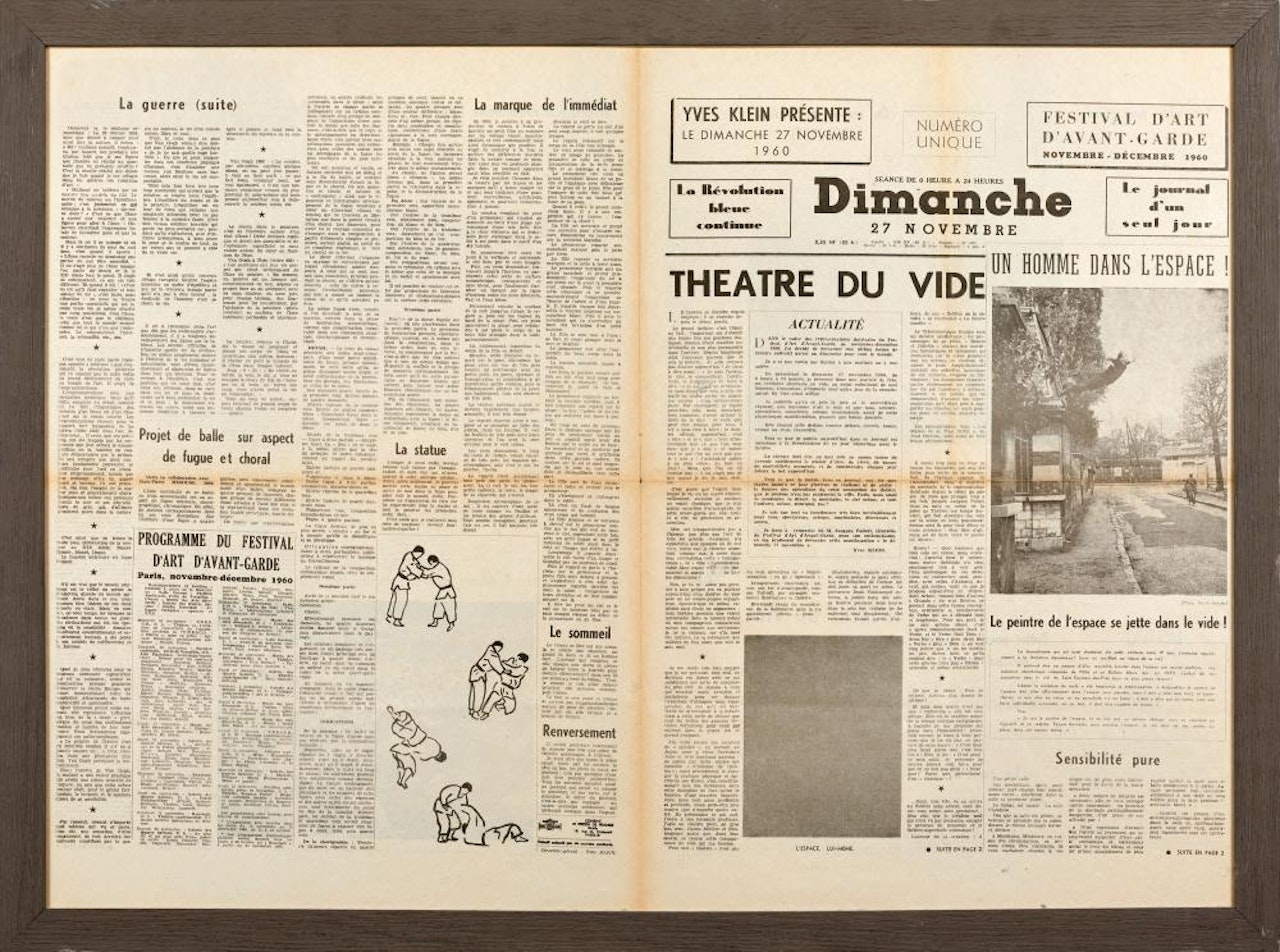 Le Dimanche 27 Novembre 1960 : Le journal d'un seul jour (Sunday 27th November: The Journal of a Single Day) by Yves Klein