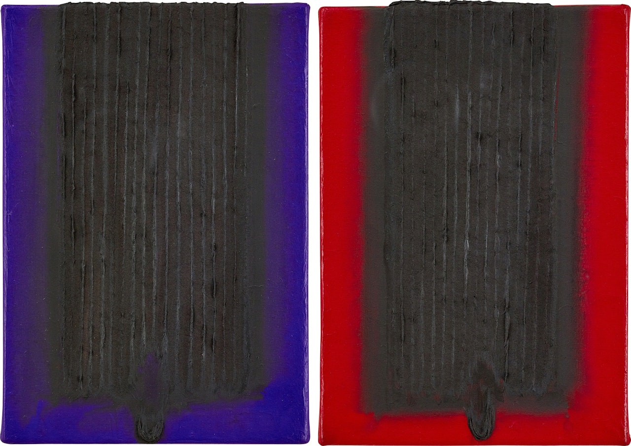 i. Ecriture No. 910212 ii. Ecriture No. 910213 (Two Works) by Park Seo-bo
