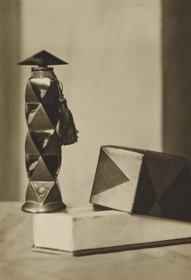 Still Life with Perfume Bottle and Packaging by André Kertész