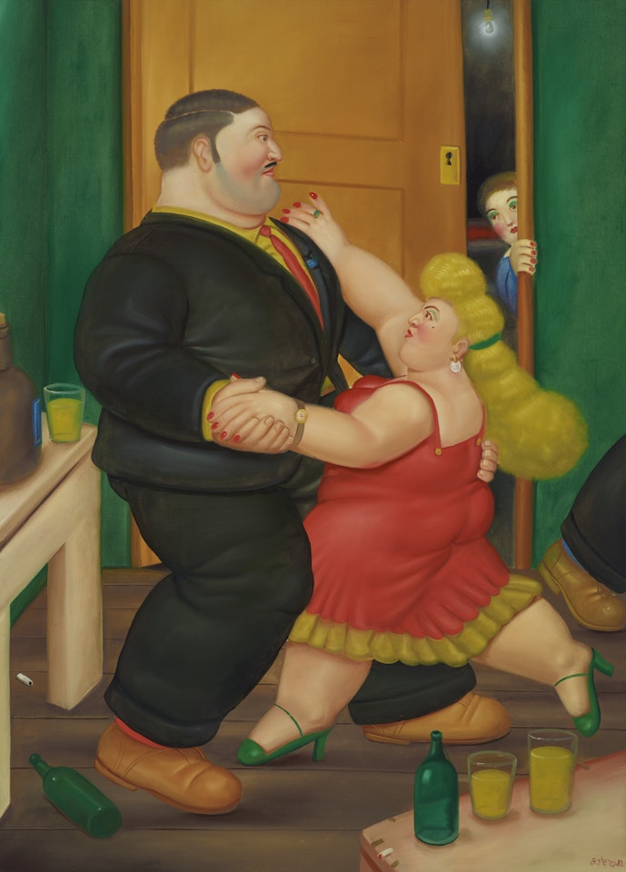 Dancing Couple by Fernando Botero