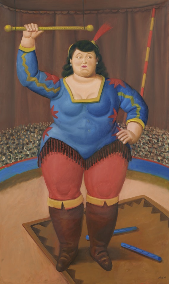 Circus Woman by Fernando Botero