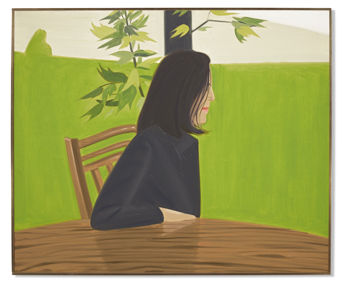 Ada in front of 4PM by Alex Katz