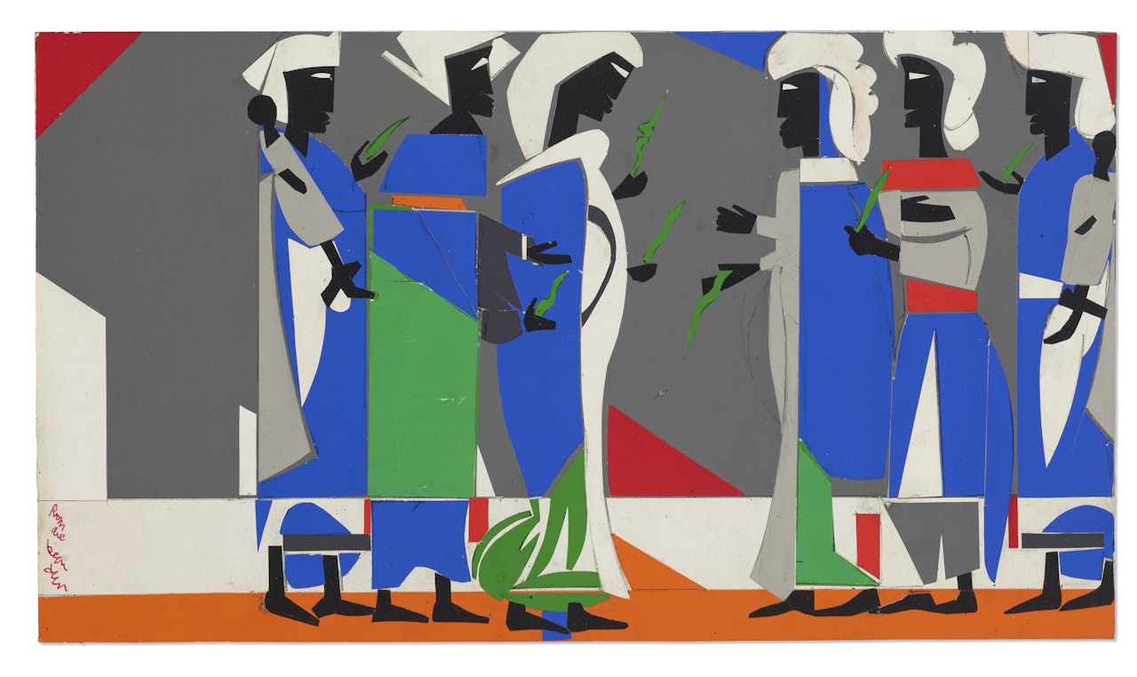 The Processional by Romare Bearden