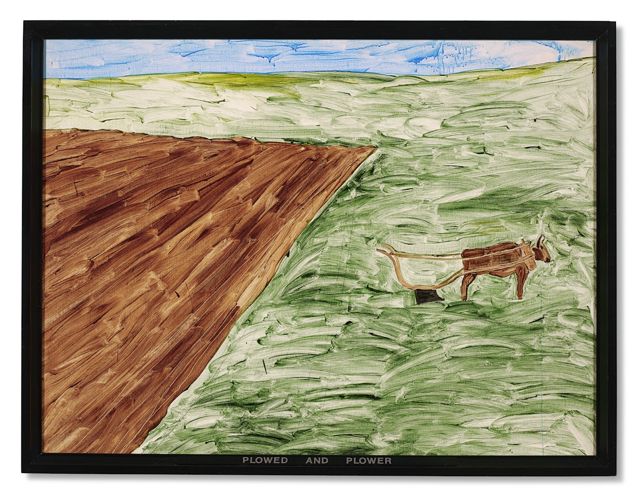 Plowed and Plower by Neil Jenney