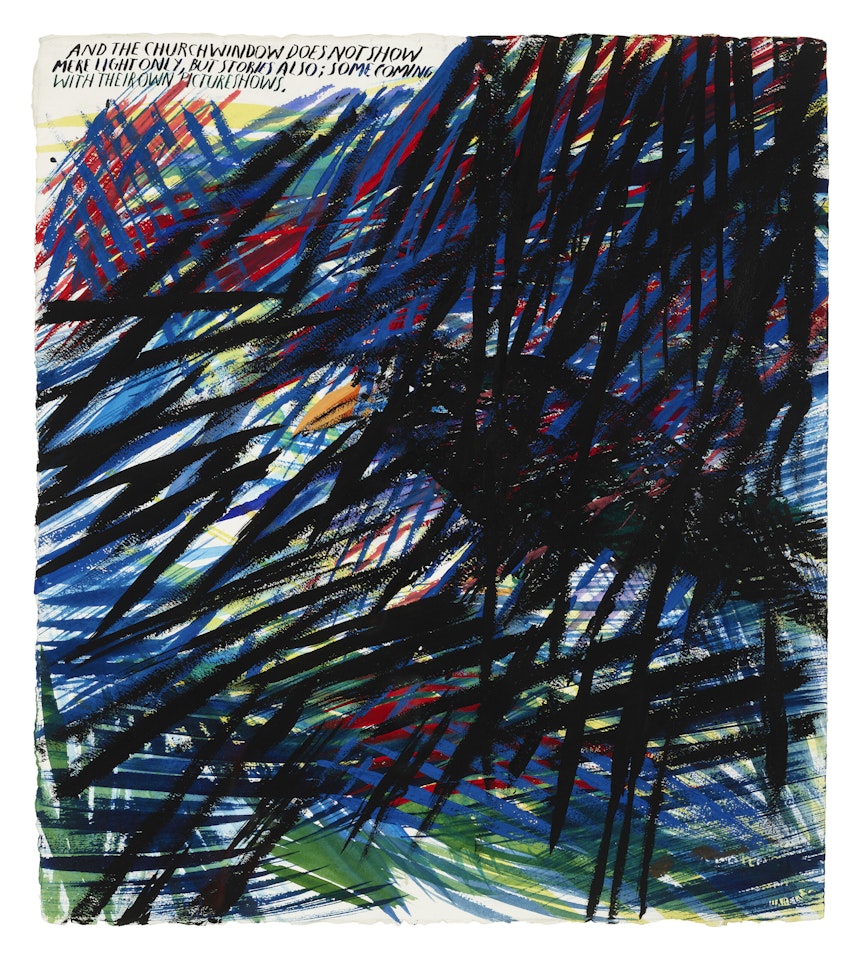 No Title (and the church) by Raymond Pettibon