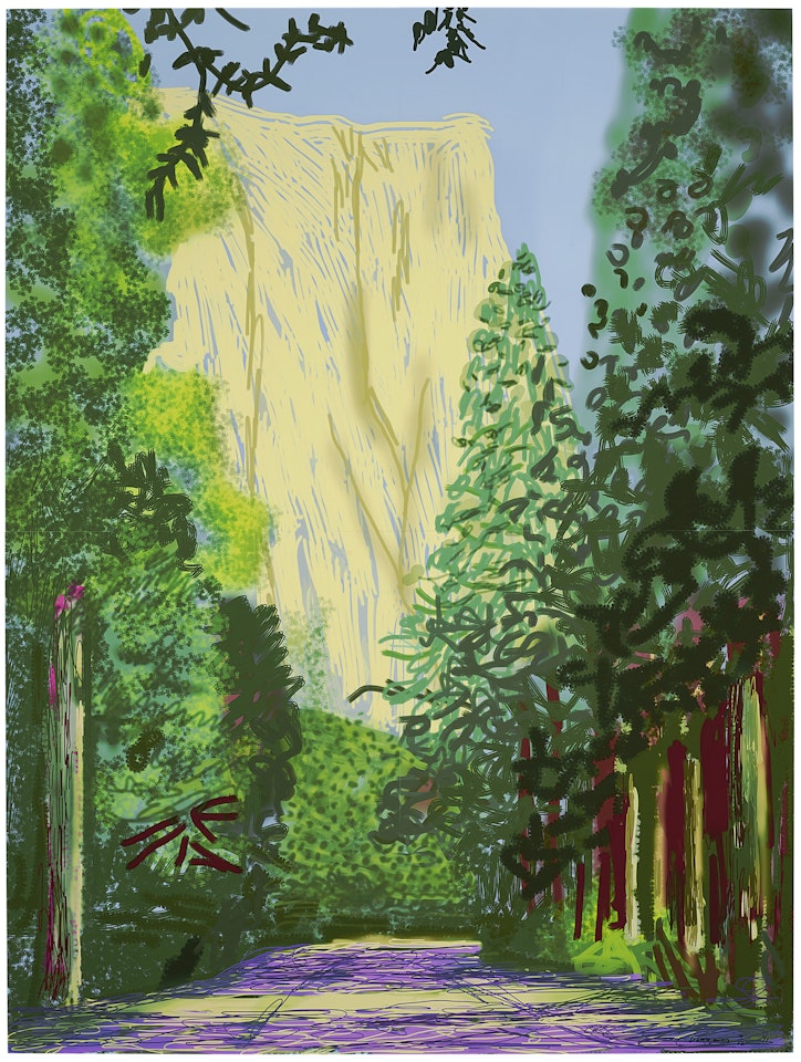 Yosemite II, October 16th by David Hockney