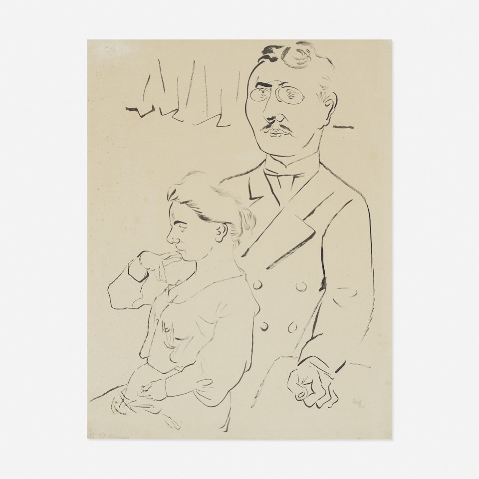 Ehe Paar by George Grosz