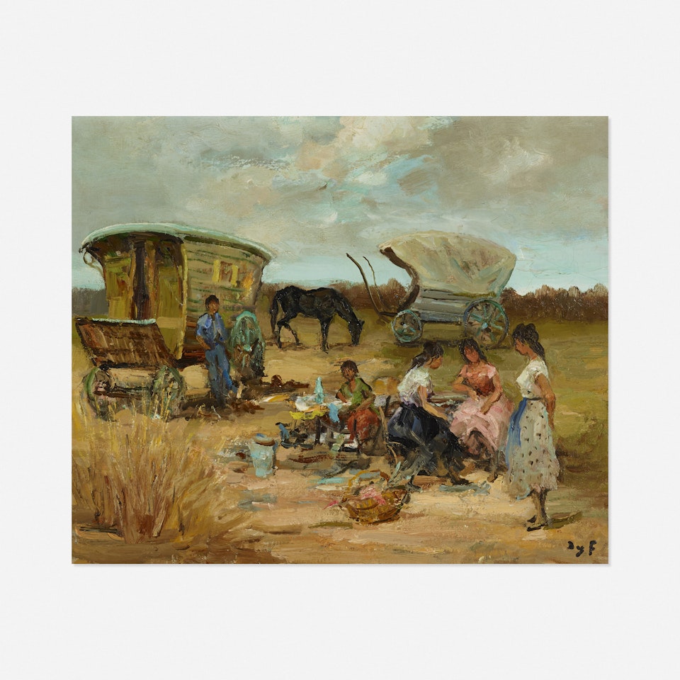 Camp de Gitans, pres de Mougins by Marcel Dyf