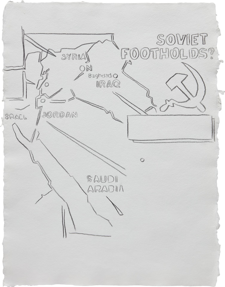 Map: Soviet Footholds by Andy Warhol