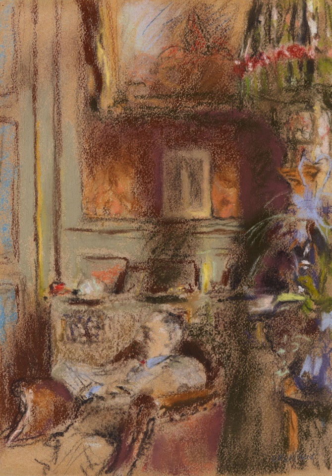 Alexandre Natanson chez lui, avenue du Bois by Édouard Vuillard