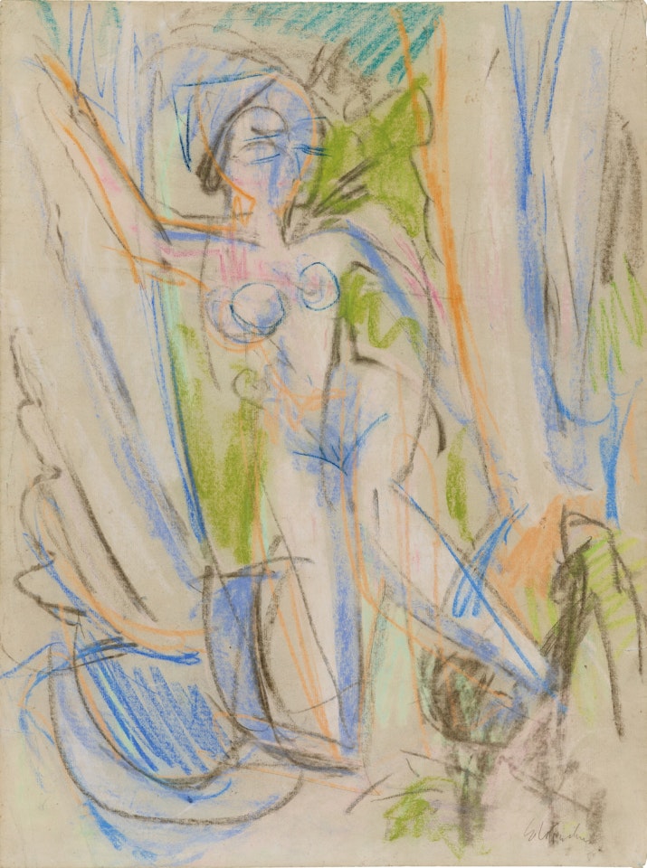 Tänzerin (Nina Hardt) by Ernst Ludwig Kirchner