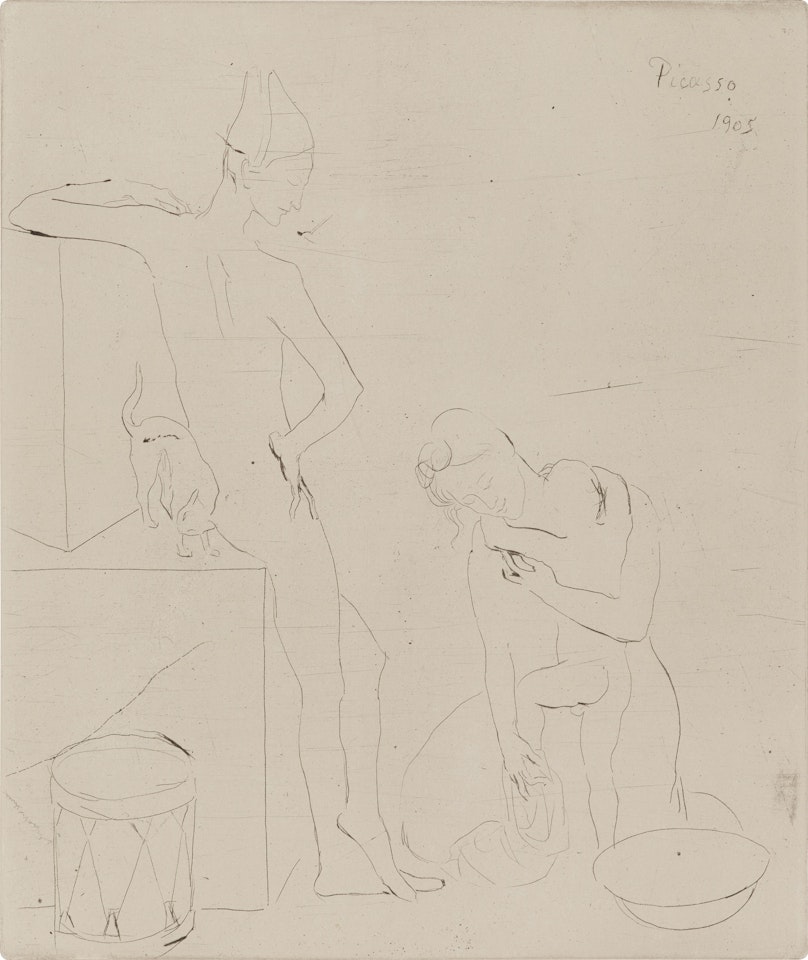 Le Bain, from Saltimbanque Suite by Pablo Picasso