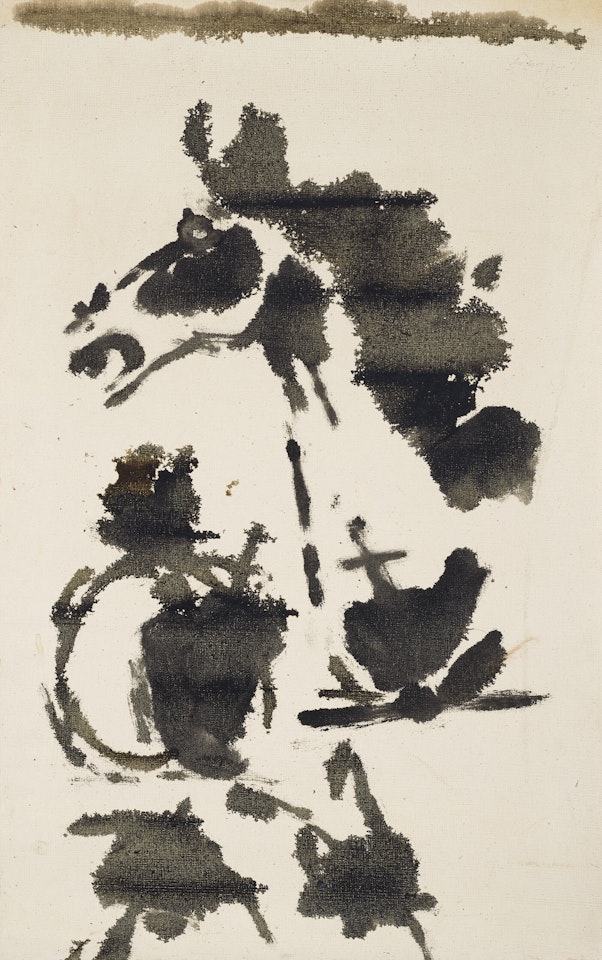 Untitled (Horse) by M.F. Husain