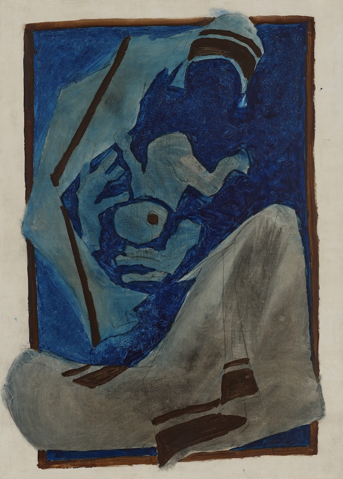 Untitled (Mother Teresa) by M.F. Husain