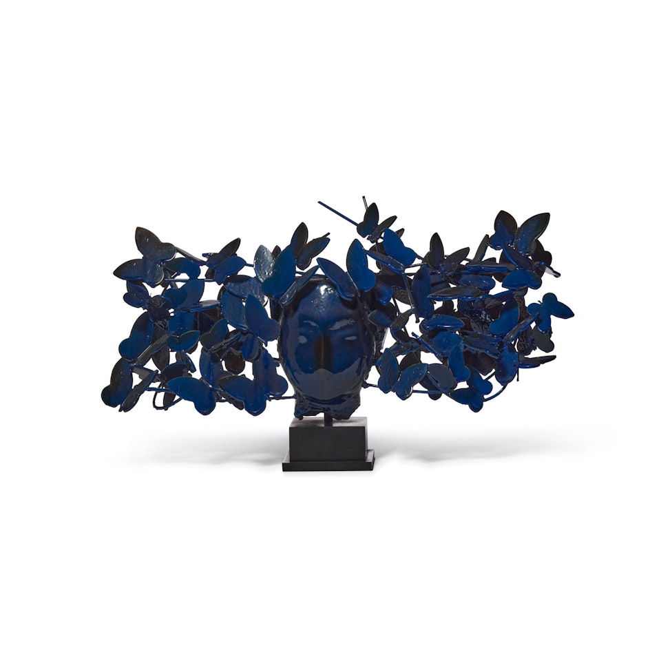 Mariposas azules by Manolo Valdés